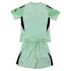 Officiële Voetbalshirt + Korte Broek Doelman Arsenal 2025-26 Groene - Kids